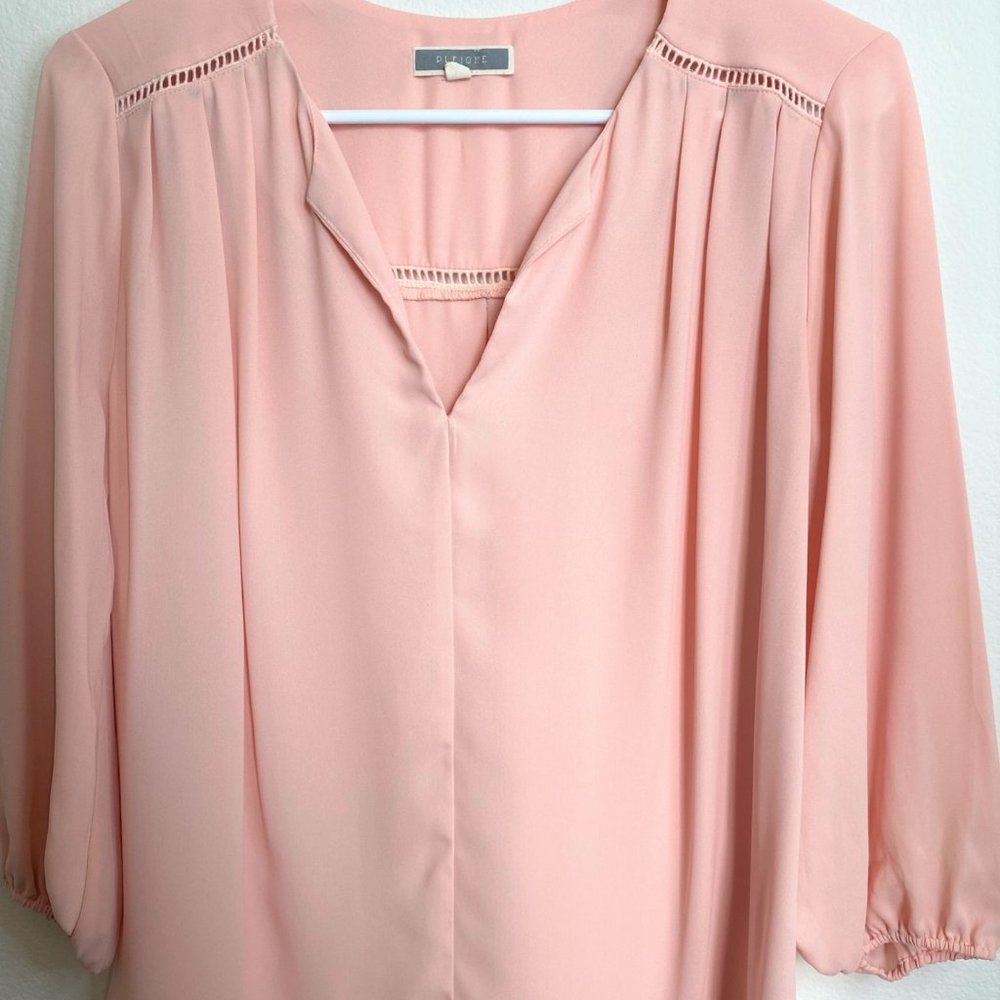 Blush Long Sleeved Blouse